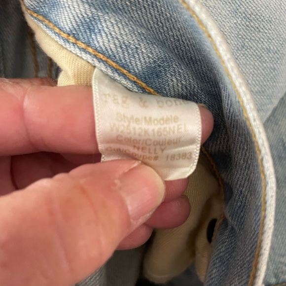 Rag & Bone, Lightwash, Ankle Length Jeans, Size 31 - Picture 9 of 10